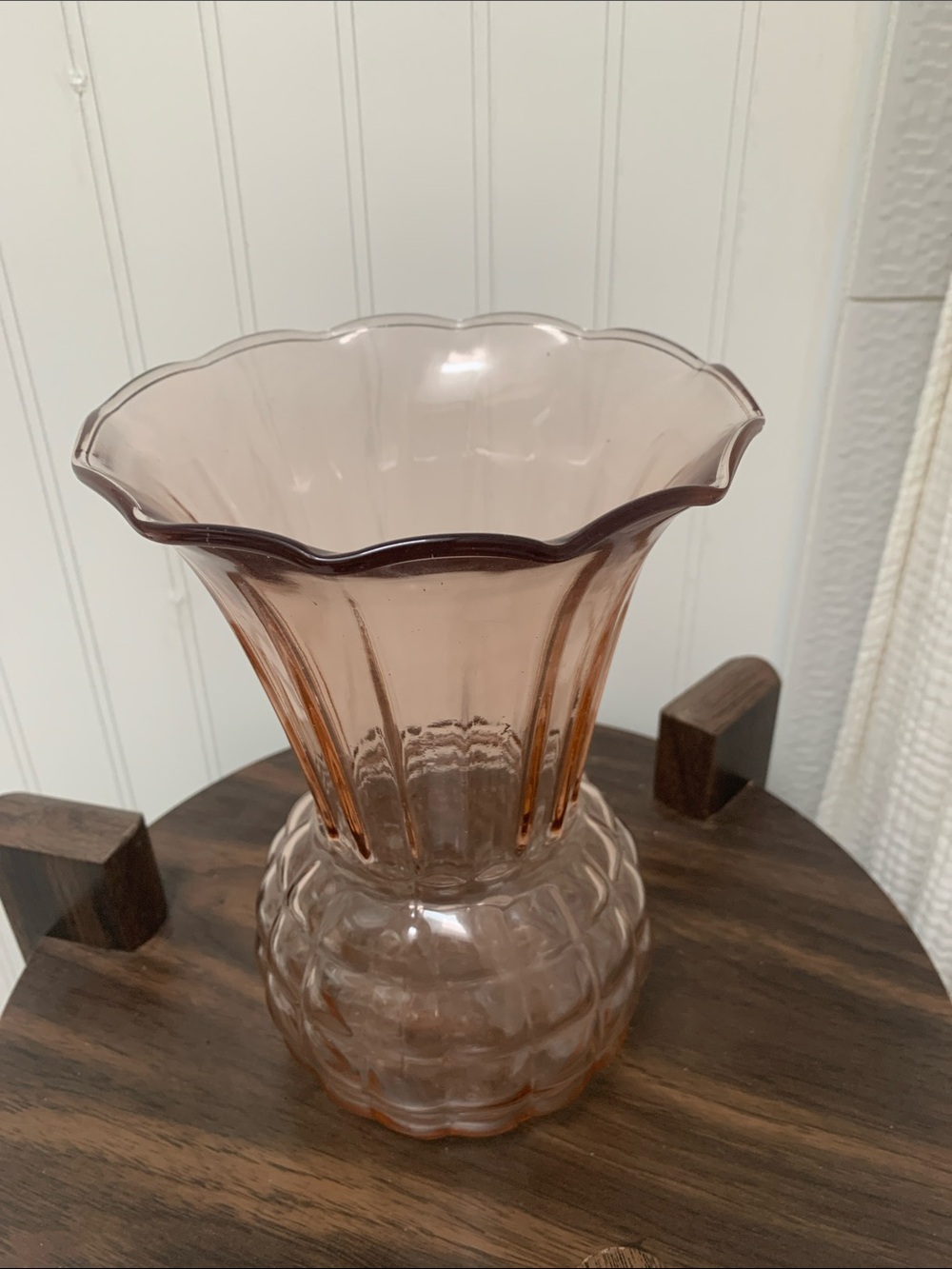 Vintage Anchor Hocking Glass Vase